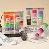 Fornecimento Direto Transfronteiriço Popular Anel de Toalha Corda de Cabelo Faixa de Cabeça de Menina Simples Estilo Coreano Alta Elasticidade Sem Costura Laço de Cabelo Atacado