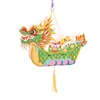 Festival del Bote del Dragón Año del Caballo Regalo Hecho a Mano DIY Linternas de Bote de Dragón Materiales para Manualidades Infantiles Jardín de Infancia Juguetes Luminosos Venta al por Mayor