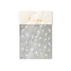 Adesivos Metálicos para Manicure Tomoni Estilo Ins Gelo Antigo Transparente Adesivos de Unha Joias de Bambu Rosa e Branco de Alta Qualidade