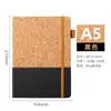 Suministro Exclusivo Transfronterizo de Cuaderno A5 Creativo de PU con Empalme de Paja de Trigo Ecológica y Logo Personalizable para Uso Empresarial y de Oficina