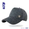 Gorra de Béisbol Cálida de Lana con Forro Polar para Otoño e Invierno para Hombres, Gorra de Sol de Estilo Sencillo de Gama Alta para Mujeres