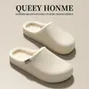 Pantuflas de Algodón Impermeables para Mujer, Nuevo Estilo Otoño/Invierno 2026, Calzado de Casa Cálido Ligero Antideslizante para Pareja, Pantuflas de Algodón para Hombre