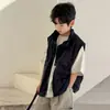 Chaleco Chaqueta de Trabajo para Niños Primavera/Verano 2026 Estilo Nuevo Fresco Mediano/Grande Ropa Infantil Chaleco de Verano Ropa de Abrigo