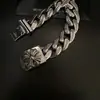 Nuevo y elegante pulsera de cruz para hombres a la moda, colección de pulseras vintage hechas a mano de alta gama europeas y americanas, directo del fabricante