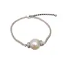 Pulsera Seiko Aurora Arrugada Redonda Barroca de Perla de Agua Dulce Natural Cadena de Coliflor Ajustable Pulsera de Perla Venta al por Mayor