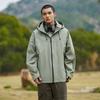 Ropa de Montañismo al Aire Libre de una Sola Capa Nueva para Hombre y Mujer Parejas Holgada Talla Grande Resistente al Viento Impermeable