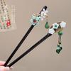 Horquilla para el cabello Horquilla Antigua Accesorios para el Cabello de Niña Accesorios de Falda de Caballo Nuevo Estilo Chino Atmósfera Simple Horquilla de Ébano Tocado Hanfu