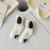 Meias de Chão Adulto Meias de Veludo Coral Casa Dormir Meninas Meninos Aumentadas Outono e Inverno Antiderrapante Quentes para Quarto com Ar Condicionado