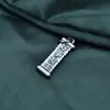 Colgante de Plata de Ley S925 Completo Plata Retro Mate Suceden Cosas Buenas Gota Pequeña Accesorios para Pulsera de Cuerda Hecha a Mano DIY