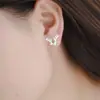 Fabricante Atacadista de Brincos Premium Estilo Coreano Brincos Pequenos de Veado Prateados Lisos para Mulheres Brincos de Stud de Rena de Natal Tridimensionais Luxuosos