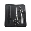 Tijeras de Peluquería para Uso en Casa, Tijeras Planas de Acero Inoxidable, Set de Tijeras Entresacadoras, Tijeras Profesionales para Cortar el Cabello, Fábrica Transfronteriza