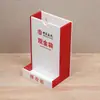 Caja de Almacenamiento para Bolsas de Efectivo Bancarias Bolsa de Retiro de Acrílico Caja de Bandas Elásticas Estante de Almacenamiento Dos en Uno Sistema de Señalización 6S