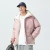Chaqueta Juvenil Estilo Coreano para Hombre con Mangas Descubiertas Sudadera de Estudiante de Moda para Pareja Casual Holgada