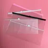Fabricante de Sacos Transparentes de PVC Fosco Autovedantes com Zíper, Sacos com Divisórias, Embalagens para Joias, Sacos para Armazenamento de Contas e Embalagens de Classificação