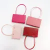Bolsa tote rectangular repujada de macarrón bolsa para arreglos florales