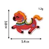 Patch Bordado de Cavalinho Fofo Autoadesivo, Bênção e Boa Sorte do Ano do Cavalo, para Cadernos, Capas de Celular e Patches de Roupas