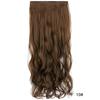 Peruca mulheres longo cabelo cacheado uma peça de alta temperatura seda sem costura peça de extensão de cabelo 5 clip clip peruca de cabelo local de fábrica