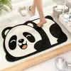 Tapetes de Piso de Tierra de Diatomeas de Dibujos Animados, Tapetes de Piso con Forma de Animal, Felpudos de Entrada, Tapetes de Piso para Baño, Tapetes de Piso para Inodoro, Alfombras