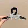 Pinza para el pelo de alta gama estilo coreano, pinza para el pelo de color block de dibujos animados para la parte trasera de la cabeza, pinza de tiburón grande versátil 2026 nueva para mujer
