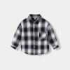 Nueva Camisa de Algodón para Niños Cuadros Ropa de Trabajo Camisa para Niños Manga Larga Amigable con la Piel Versátil Camisa 100% Algodón para Niñas