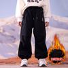 Pantalones para Niñas Otoño e Invierno 2025 Nuevo Estilo Terciopelo de una Pieza Terciopelo de Invierno Engrosado Pantalones Overol de Invierno para Niños