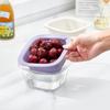Mini Cesta de Frutas Linda de Doble Capa Cocina Hogar Sala de Estar Mesa de Centro Plato de Frutas de Plástico Escurridor de Alto Valor Venta al por Mayor
