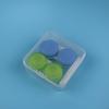 Caixa Quadrada Pequena Transparente de Plástico Caixa de Joias Caixa Pequena para Fones de Ouvido Acessórios Mini Caixa de Armazenamento Embalagem para Componentes Eletrônicos com Tampa