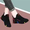 Nuevos Zapatos Deportivos de Running con Suela Gruesa Antideslizantes para Mujer, Zapatos de Baile Negros Pequeños, Zapatos Casuales de Suela Suave para Personas Mayores y Madres, Comercio Exterior Dropshipping