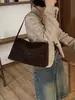 Bolso de Hombro para Mujer de Cuero de Vaca Escarchado, Bolso de Hombro con Solapa, Bolso Tote de Gran Capacidad, Bolso Simple de Cuero Genuino para Mujer, Otoño/Invierno 2026