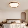 Luminária de Quarto Minimalista Estilo Chinês Novo Muguang 2025 Nova Cor de Nogueira Casual Espectro Completo Proteção Ocular Estudo Mestre Luminária de Quarto