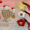 Colgante Flor de Dinero Girasol Oro Puro 999 Serie Flor de Peluche Cordón Promoción de Transmisión en Vivo de Tiktok