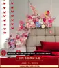 Casamento Arranjo Romântico de Casamento Floral Sala de Estar Quarto Mesinha de Cabeceira Flor Artificial Suprimentos para Quarto de Casamento Buquê Ornamentos Decorativos