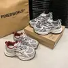 Zapatos de Estilo Coreano para Estudiantes tipo Papá para Mujer 2026 Modelo Nuevo de Primavera Malla Transpirable Moda Zapatos Casuales Ligeros Zapatillas que Aumentan la Altura
