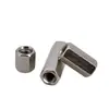Coluna de Ferro Hexagonal de Passagem Dupla Niquelada M3 Rosca Interna Coluna Hexagonal Pino Hexagonal Haste de Conexão para Placa-Mã Coluna de Suporte de Isolamento