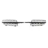 Adecuado para Bmw X5E70 07-09 Rejilla de Parachoques Delantero Moldura Galvanizada 51117159593 51117159594