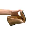 Mocasines de ante para mujer, estilo francés, retro, de punta cuadrada, adornados con lazo, colección otoño 2026, versátiles y elegantes, perfectos como zapatos para la abuela