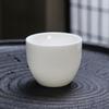 Dehua White Porcelain Sheep Fat Jade Ceramic Tea Cup Kung Fu Tea Set tamanho pequeno Master Single Person Tea Smell Fragrance Tea Cup Atacado
