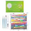 Conjunto de Tinta Aquarela Sólida de 50 Cores 72 Cores Caixa de Lata de Aquarela Pérola Suprimentos para Pintura Artística Arte de Unhas Transfronteiriço