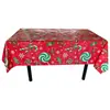 Festa Temática de Natal Transfronteiriça Toalha de Mesa de Doces de Natal Suprimentos de Decoração para Festa de Aniversário Adereços de Arranjo de Fundo
