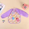 Bata Infantil, Avental de Bebê, Bavete para Meninos e Meninas, Avental de Bebê Impermeável, Bata de Pintura Eva Infantil