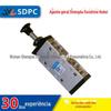 Válvula Manual Pneumática Sdpc Shengda S250605A Válvula Push-Pull S250805A Liga de Alumínio Cinco Vias Duas Posições Ponto