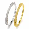 Pulseira de Bambu Segmentada com Diamantes Inteiros de Luxo Leve com Design Único, Pulseira Fina, Estilo de Nicho, Faz as Mãos Parecerem Mais Finas, Adequada para Uso Diário, Presente Requintado para Namorada