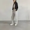 Pantalones Casuales Al* con Cordón en Stock, Versátiles de Cintura Alta de Corte Holgado, Pantalones Jogger Adelgazantes para Fitness y Deportes