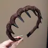 Diadema dentada para mujer, diadema de corona alta, no presiona las raíces del cabello, añade volumen, hace que la cara parezca más pequeña, pinza para el pelo antideslizante, salvación para cabezas planas