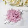 Comercio Exterior Transfronterizo Tela de Encaje Dopamina Flor de Rosa Tridimensional Accesorios Ropa y Bolsa Materiales Decorativos DIY