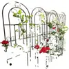 Espaldera para Rosas Trepadoras Plantación de Clematis Valla de Jardín Soporte para Flores de Exterior Poste de Soporte Hierro Forjado Plantas Trepan