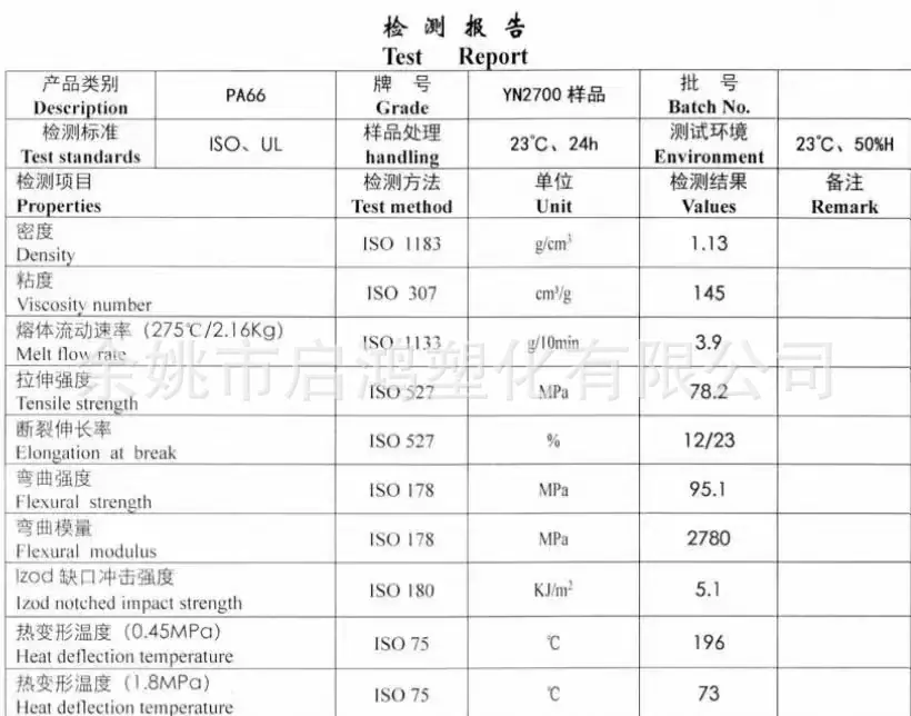 PA66 YN2700扬农瑞泰1
