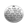 25x25mm 3.9g Plata Antigua Exportación Accesorios DIY Material Placa de Nombre Colgante