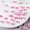 Decorações de Arte para Unhas de Rosa e Camélia Tridimensionais Esculpidas Suaves Acessórios Artesanais DIY Decoração de Unhas Flores de Resina Venda por Atacado