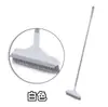 Escova para Limpeza de Rejuntes de Azulejos de Banheiro de Comércio Exterior, Escova para Cantos Cegos, Escova de Chão com Cerdas Rígidas, Escova de Limpeza de Banheiro Dois em Um